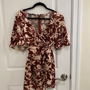 Brown Zara dress